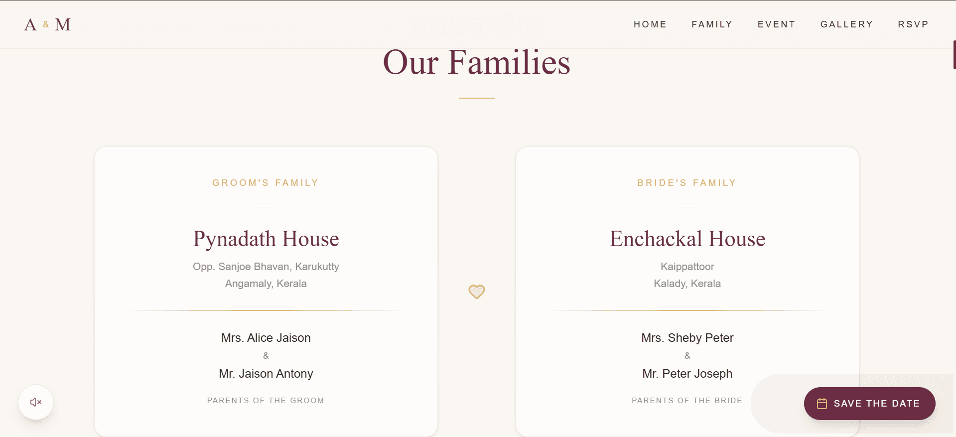 RSPV website — 2